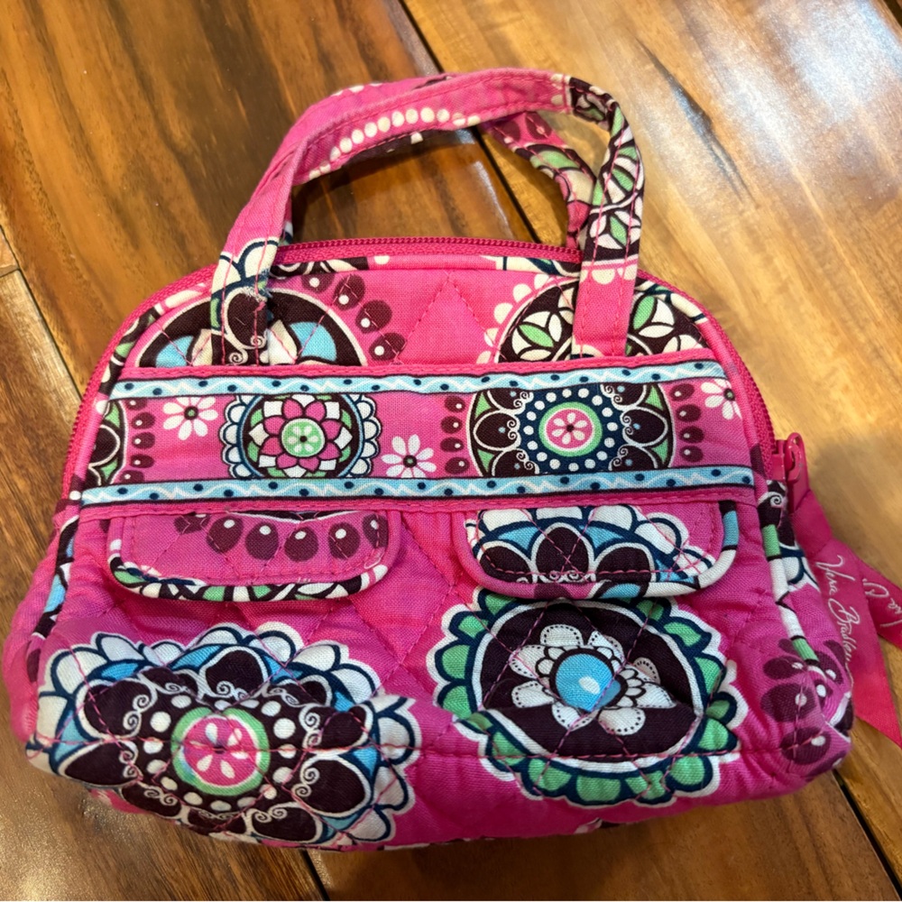 Vera Bradley Pink Paisley Mini Purse